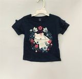  Áo thun Carter xanh đen gấu hoa Bé Gái 