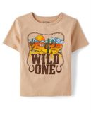  Áo thun PL4CE wild one bé trai 