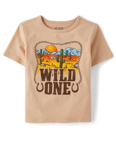  Áo thun PL4CE wild one bé trai 