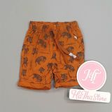 Quần short kaki Waga nâu cam hổ bé trai 