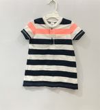  Áo thun Carter sọc cam trắng xanh bé trai 