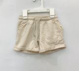 Quần short thun T3X màu be hello sunshine bé trai 