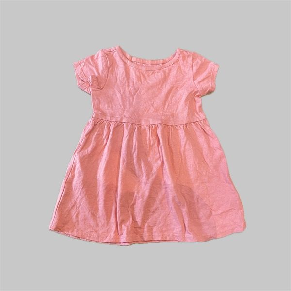  Đầm thun 0ldNavy hồng trơn bé gái 