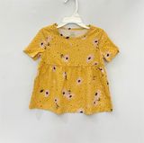  Áo thun Carter vàng hoa Bé Gái 