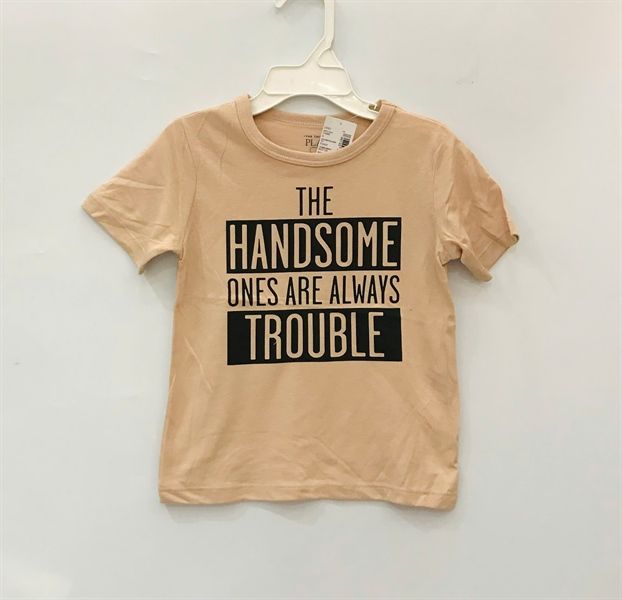  Áo thun PL4CE vàng be handsome bé trai 