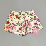  Quần short kaki J&J hoa hồng bé gái 