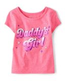 Áo thun PL4CE hồng daddy bé gái 