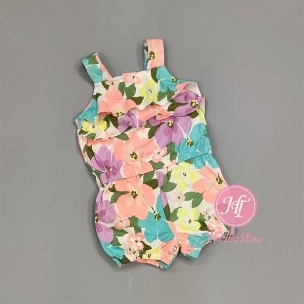  Body đùi C4RTER hoa cam tím bé gái 