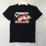  Áo thun PL4CE đen ninja bé trai 