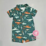  Body đùi polo C4RTER xanh lá KL bé trai 