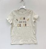  Áo thun Carter xám chữ bé gái 