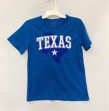  Áo thun PL4CE xanh texas bé trai 