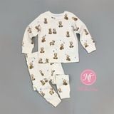  Bộ dài N3XT trắng gấu lớn bé trai 