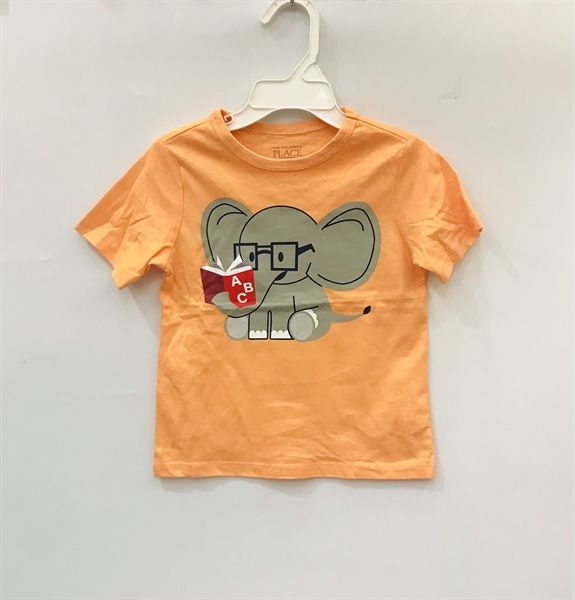 Áo thun Pl4ce cam voi bé trai 