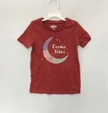  Áo thun Carter hồng đất mặt trăng Bé Gái 