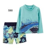  Bộ bơi Carter xanh cá mập bé trai S80 