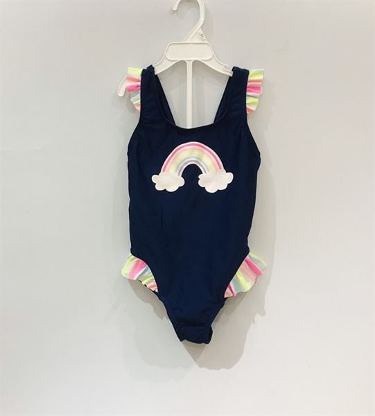  Bộ bơi xanh đen cầu vồng bé gái 