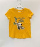  Áo thun 0LDN4VY vàng gấu trúc bé gái 