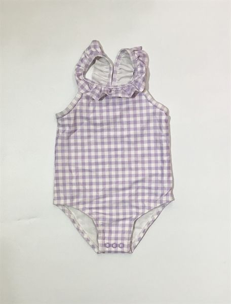  Bộ bơi caro tím bé gái 