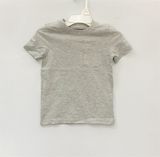  Áo thun C4rter xám trơn túi bé trai 