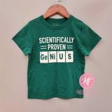  Áo thun PL4CE xanh genius bé trai 