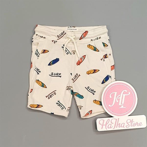  Quần short Primark trắng bé trai 