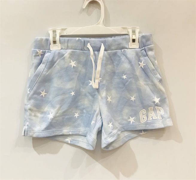  Quần short thun xanh dương sao bé gái 