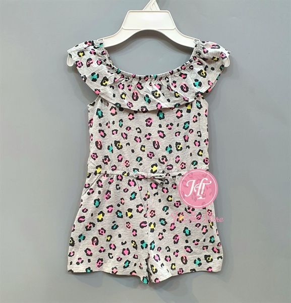  Jumpsuit xám beo - J14 