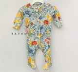  Body vớ N3XT xanh hoa vàng đỏ bé gái 