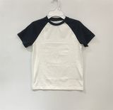  Áo thun C&J trắng tay xanh bé trai 