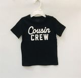  Áo thun Pl4ce đen cousin crew bé trai 