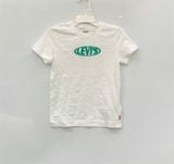 Áo thun Levis trắng chữ xanh bé trai 