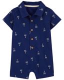  Body đùi polo C4RTER xanh đen cây dừa bé trai 