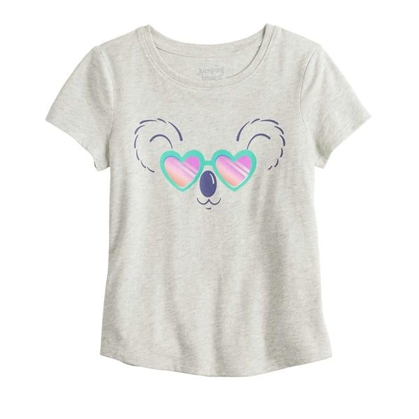  Áo thun JB xám koala bé gái 