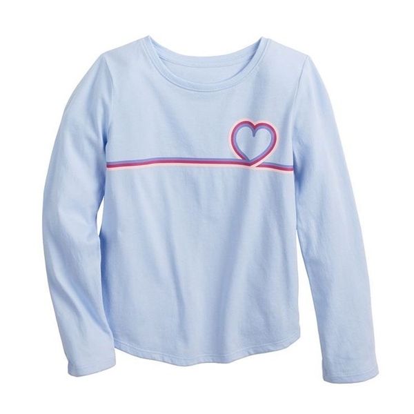  Áo tay dài JB xanh biển tim 