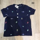  (3M) Áo Carter xanh họa tiết 