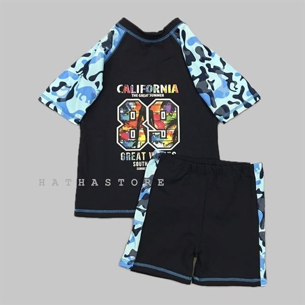  Bộ bơi tay xanh bé trai 