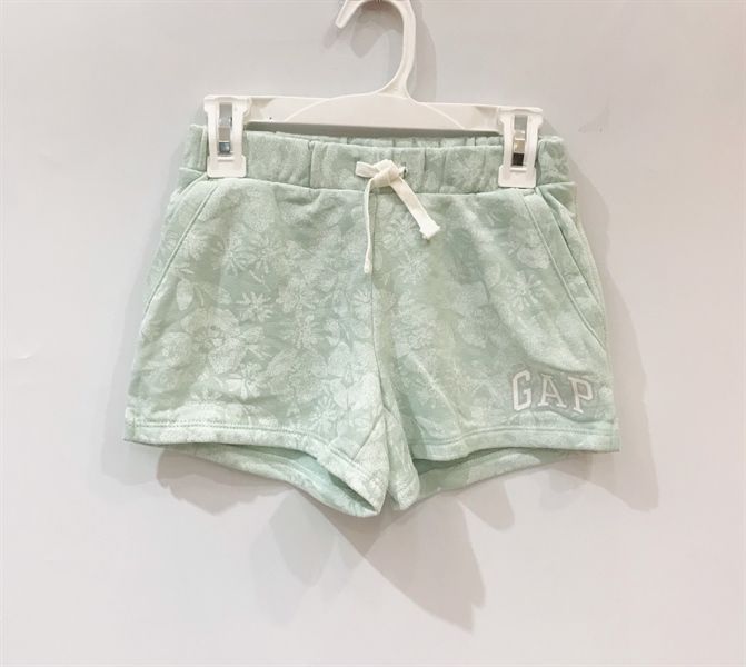  Quần short thun xanh lá bé gái 