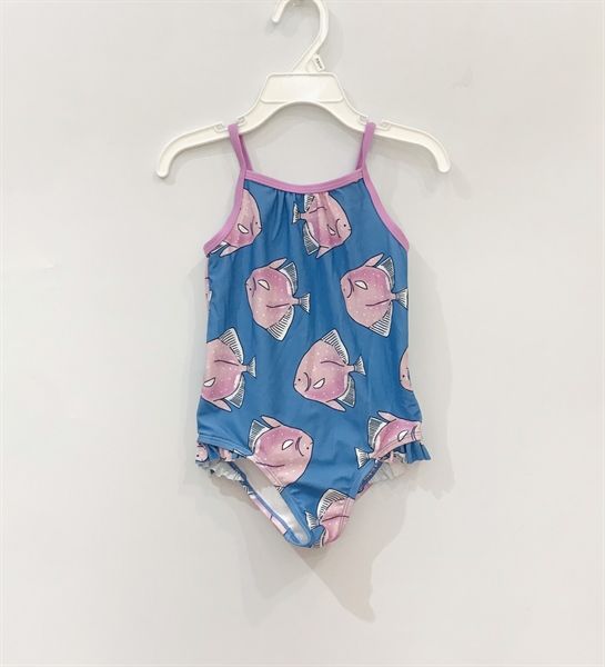  Bộ bơi xanh cá hồng bé gái 