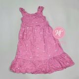  Đầm maxi C&J hồng bé gái 