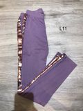  Legging tím lật cườm - L11 