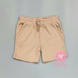  Quần short thun S&S nâu be nhạt bé trai 