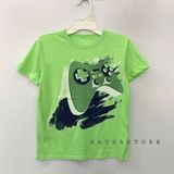  Áo thun PL4CE xanh neon game bé trai 