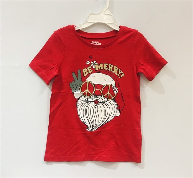  Áo thun 0shk0sh đỏ noel bé trai 