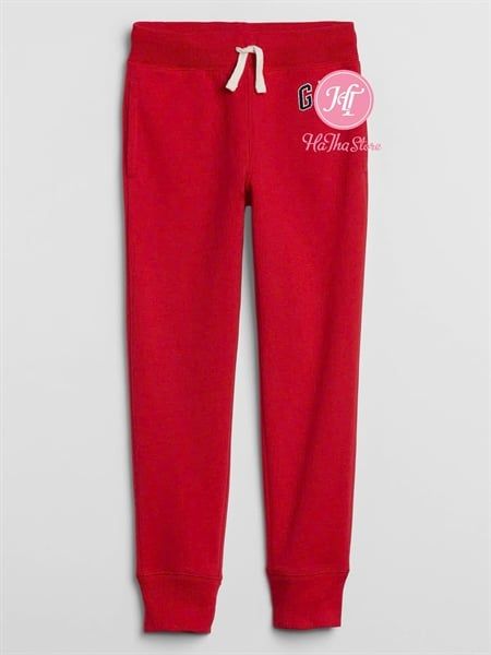  Quần jogger đỏ bé trai 