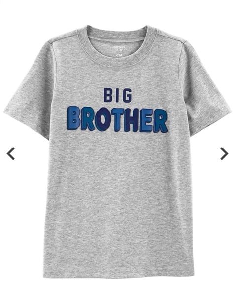  Áo thun C4RTER xám big brother bé trai 