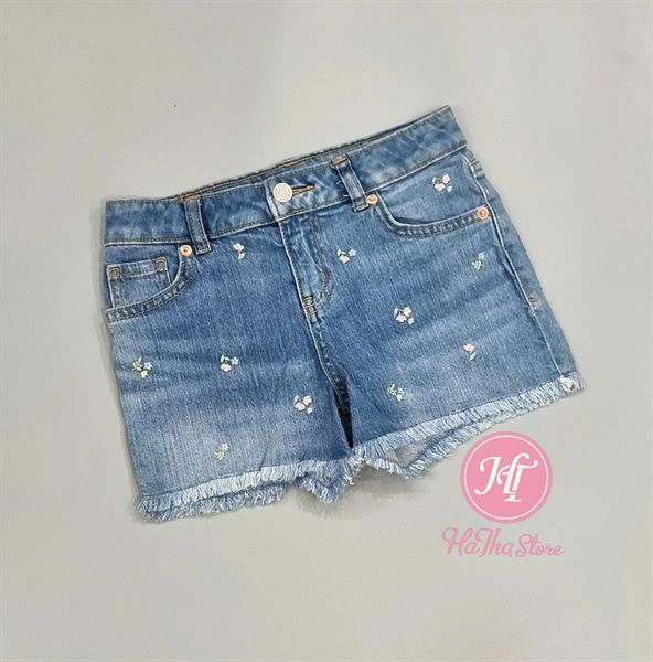  Quần short jean C&J màu 4 bé gái 