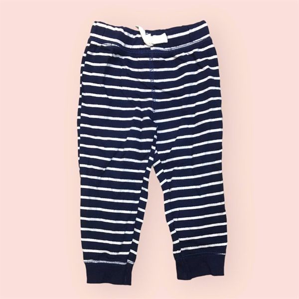  Quần thun dài C4RTER xanh đen sọc bé trai 