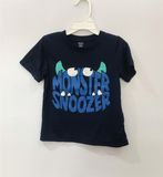  Áo thun Carter xanh đen monster bé trai 