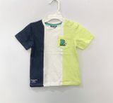  Áo thun phối 3 màu bé trai 